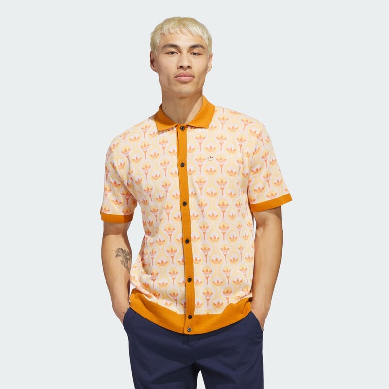 Adidas Úpletová polokošeľa Originals 67218417