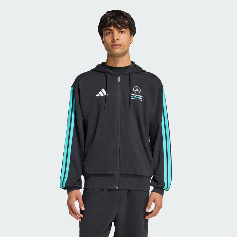 Adidas MIKINA SKAPUCŇOU AZAPÍNANÍM NA ZIPS MERCEDES - AMG PETRONAS 67218478