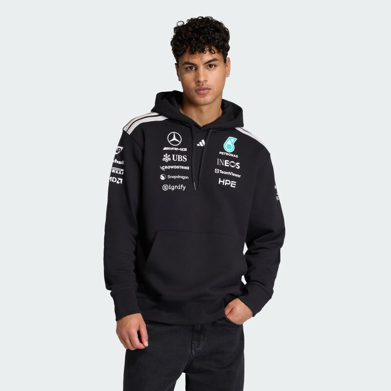 Adidas Mikina MERCEDES - AMG PETRONAS FORMULA 1 TEAM DRIVER HOOD 67218519