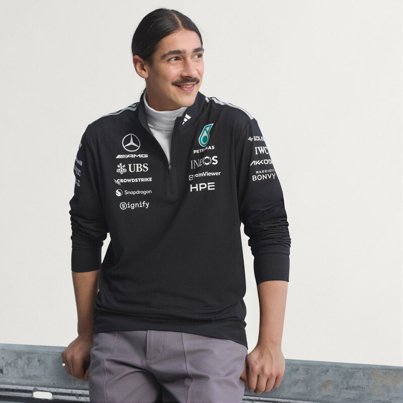 Adidas Mikina MERCEDES - AMG PETRONAS FORMULA 1 TEAM ENGINEERS QUARTER 67218565