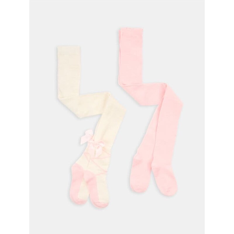 Sinsay - Súprava 2 pančúch - pastelová ružová 67218820