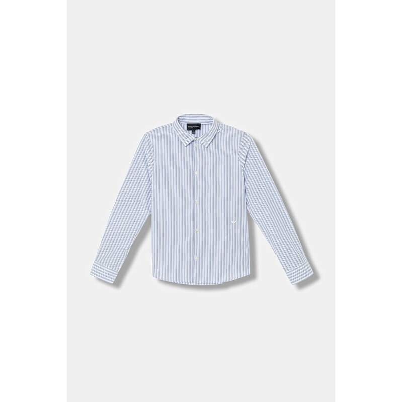Detská bavlnená košeľa Emporio Armani 67227469
