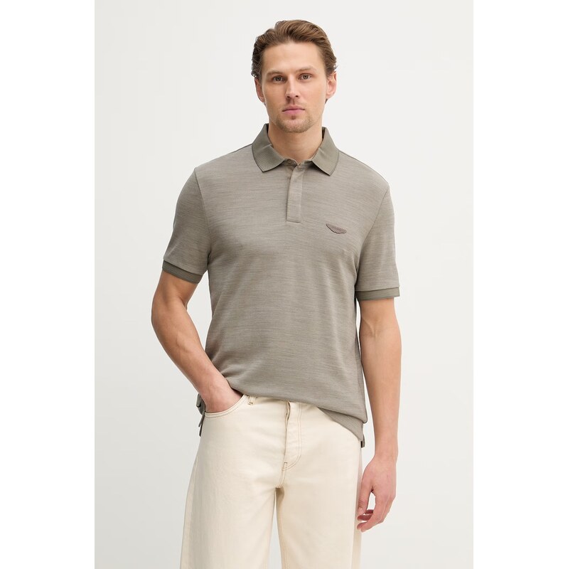 Polo tričko s prímesou vlny BOSS C-Prout 242_AM 67227508