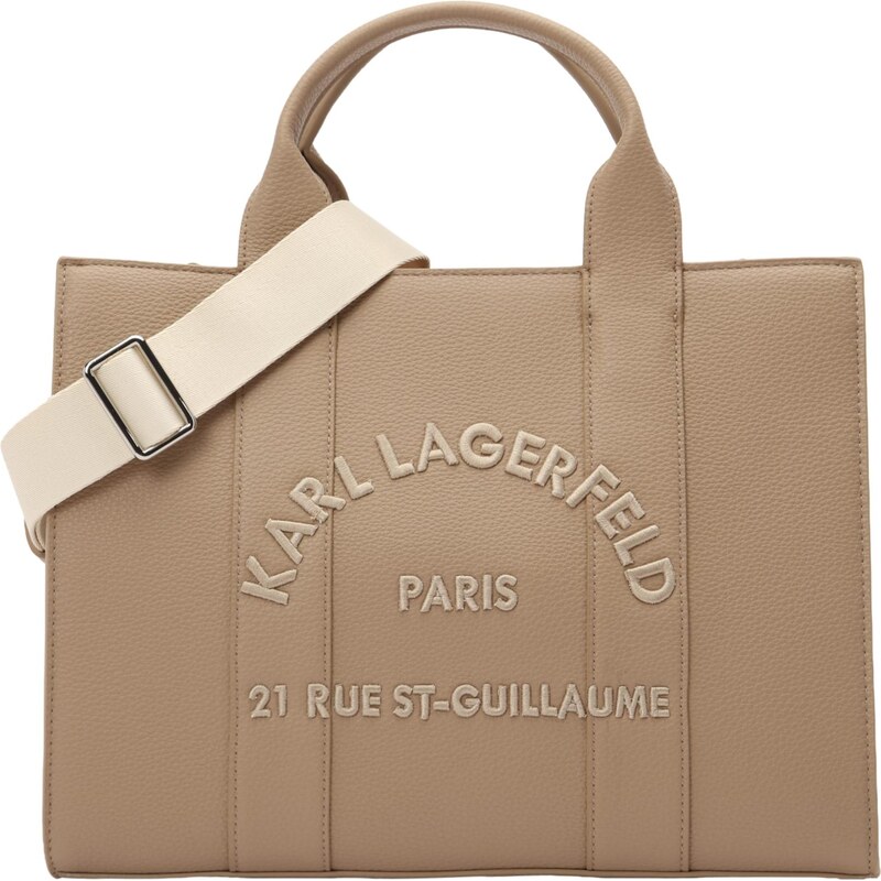 Karl Lagerfeld Kabelka Rue St-Guillaume svetlohnedá 66731760