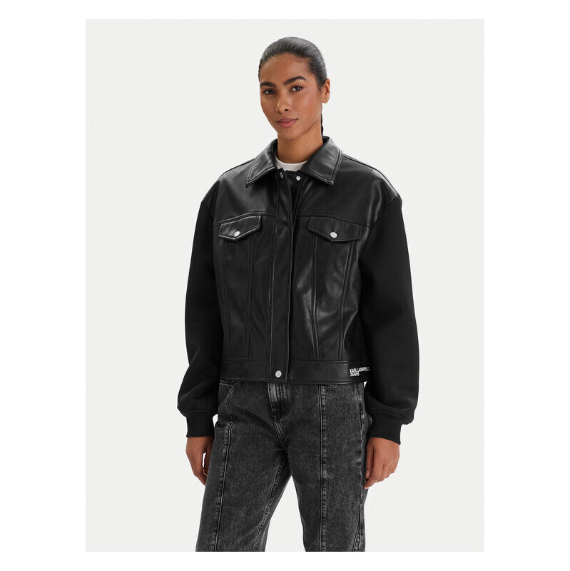 Bunda z imitácie kože Karl Lagerfeld Jeans 67641531