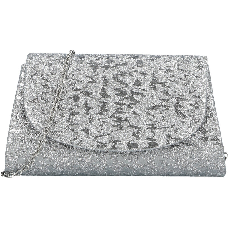 Dámska listová kabelka strieborná - Michelle Moon Lenta strieborná 67283818