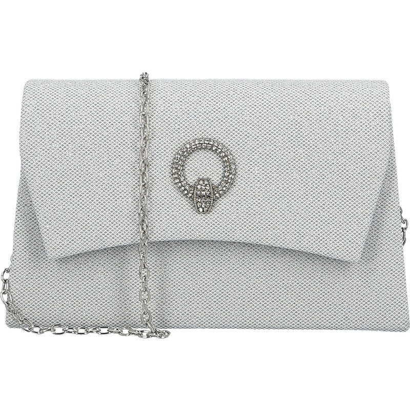 Dámska listová kabelka strieborná - Michelle Moon Kaylyn strieborná 67283813