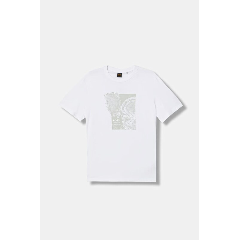 Bavlnené tričko BOSS Orange Te_Imprint 67566465