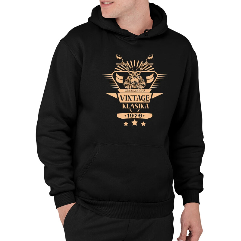 E-shop Garibald Vintage klasika - 1976 - pánska mikina s potlačou