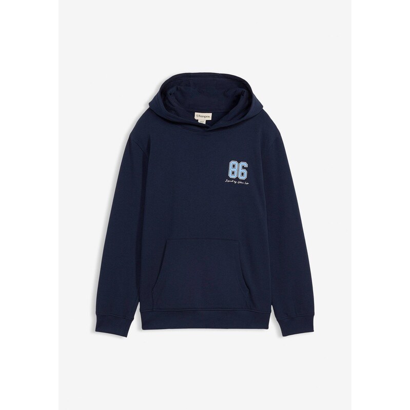 bonprix Mikina s kapucňou z čistej bio bavlny s veľkou potlačou na 67232591