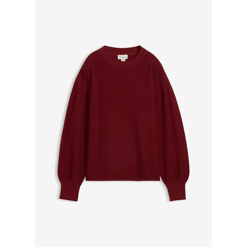 bonprix Pulóver, farba červená 67232685