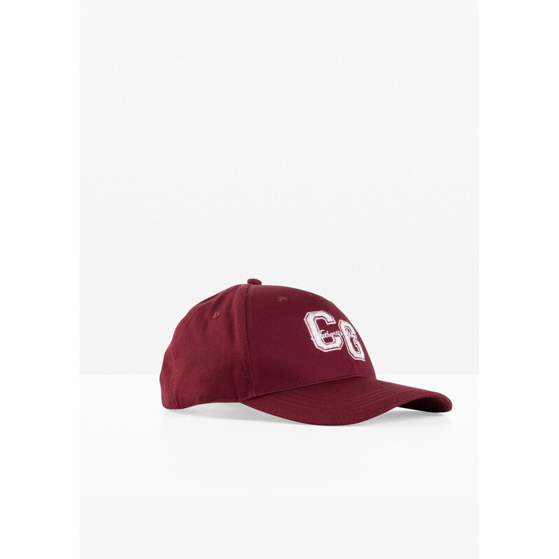 bonprix Šiltovka s výšivkou, farba červená 67232742