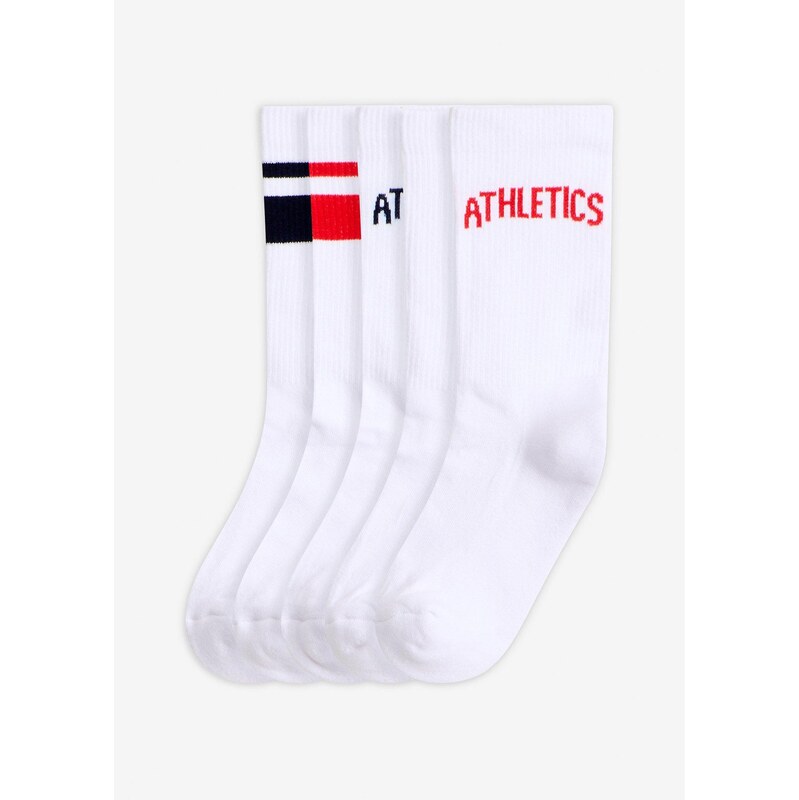 bonprix Ponožky, vo vnútri froté na podrážke, bio bavlna (5 ks), farba 67232763