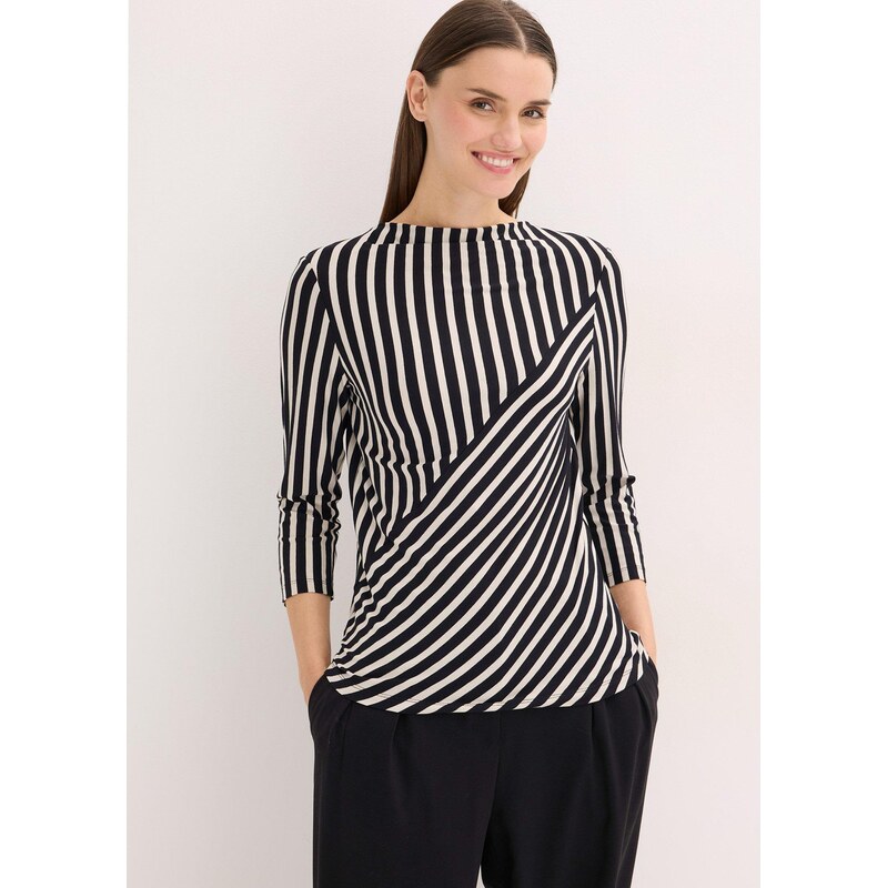 bonprix Tričko z mäkkého viskózového mixu, farba čierna 67232575