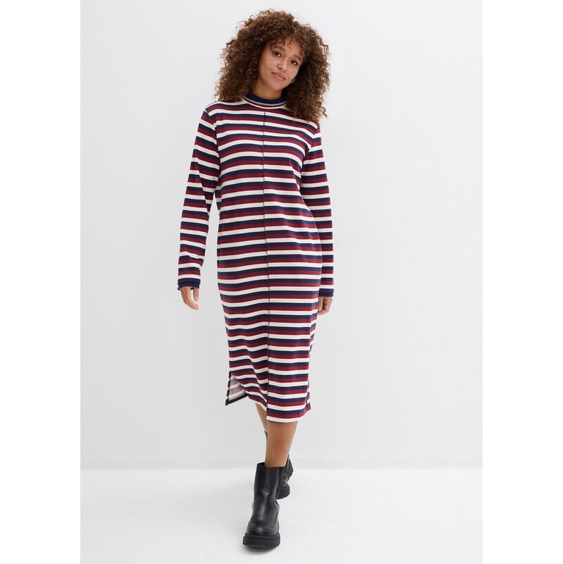 bonprix Mikinové šaty, farba červená 67232706