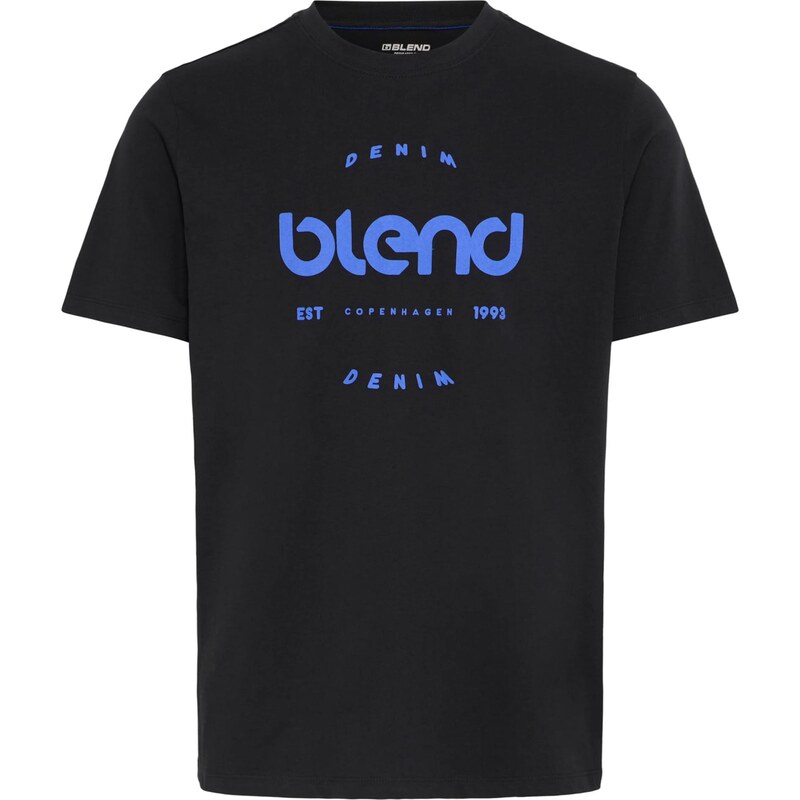 BLEND Tričko BHKAMDEN modrá / tmavomodrá / čierna 67236981