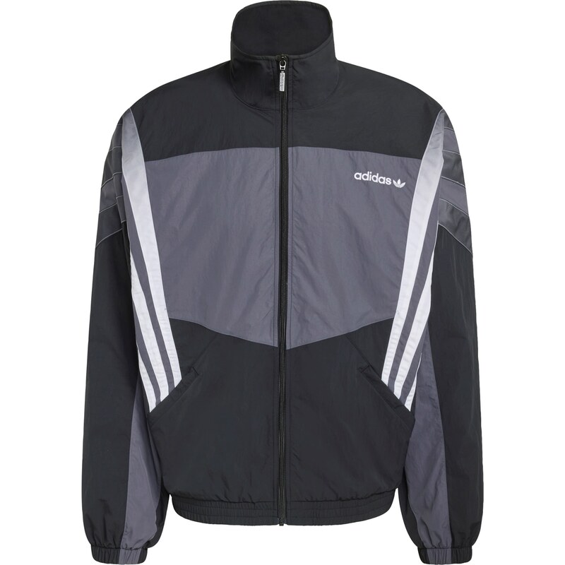 ADIDAS ORIGINALS Prechodná bunda Santiago tmavosivá / čierna / biela 67237039