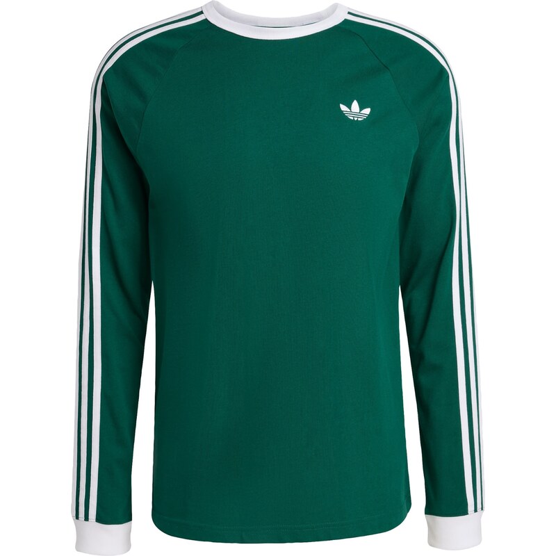 ADIDAS ORIGINALS Tričko 3-STRIPES LONGSLEEVE jedľová / biela 67237047