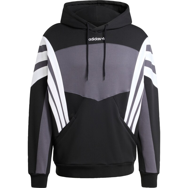 ADIDAS ORIGINALS Mikina Santiago tmavosivá / čierna / biela 67237064