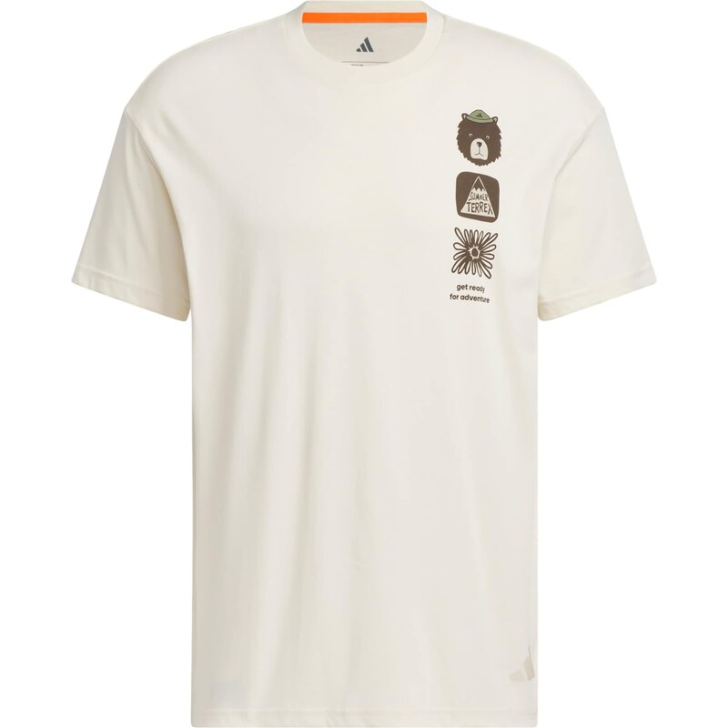 ADIDAS TERREX Funkčné tričko hnedá / jablková / biela 67237088