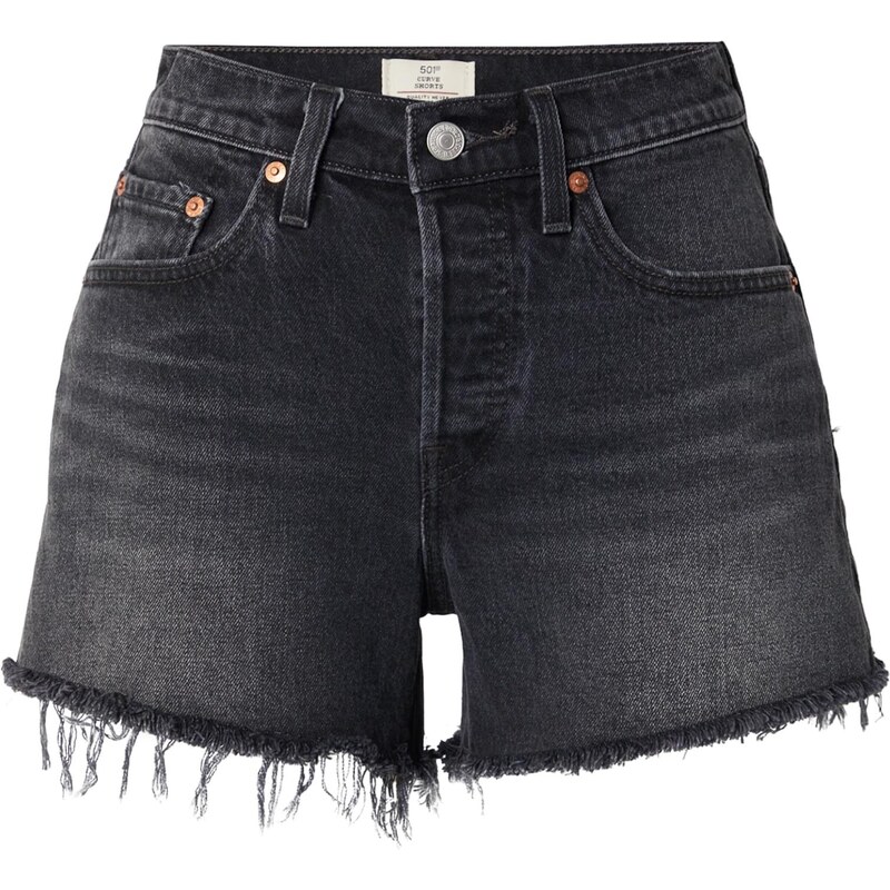 LEVIS Džínsy 501 Curve Shorts čierny denim 67237164