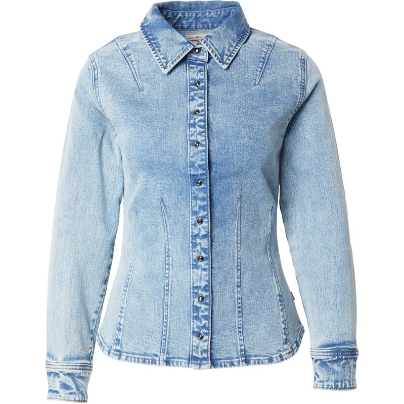 LEVIS Blúzka Shaped Shirt modrá denim 67237167