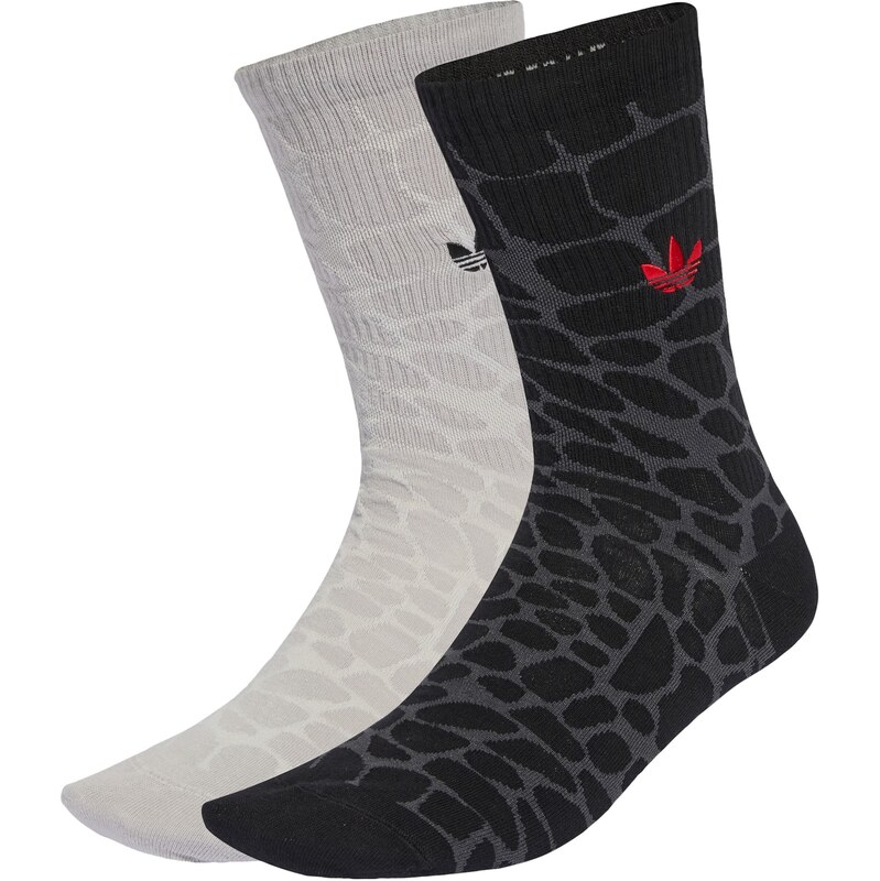 ADIDAS ORIGINALS Ponožky CROCO CREW 2 PAIRS svetlosivá / tmavosivá / 67237176