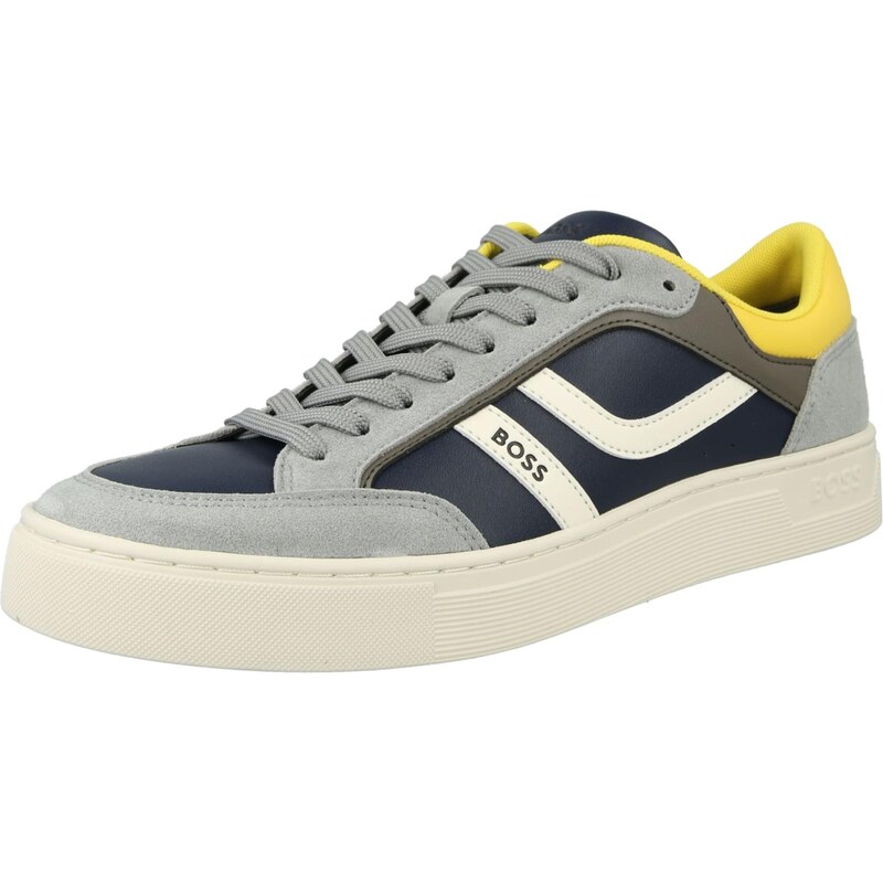 BOSS Nízke tenisky Rhys_Tenn námornícka modrá / sivá / kaki / biela 67237517