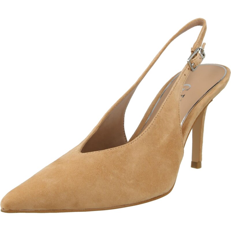 GUESS Lodičky s otvorenou pätou PRIMO sépiová 67237492