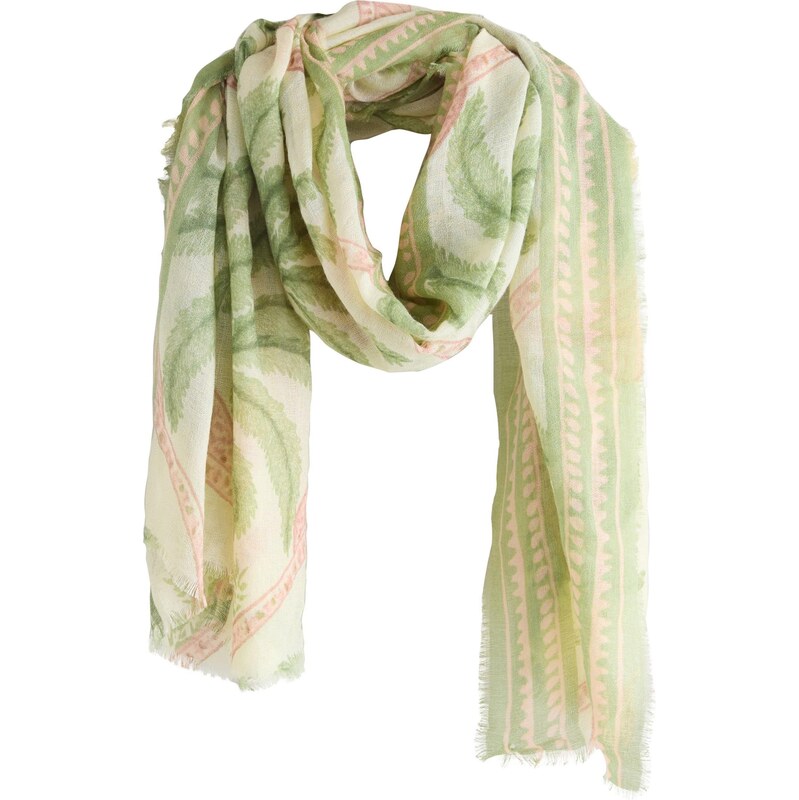 Next Šál svetložltá / zelená / ružová 67237183
