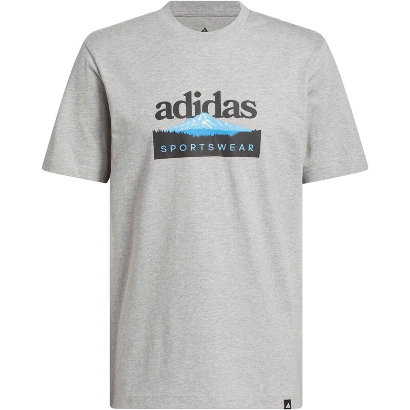 ADIDAS SPORTSWEAR Funkčné tričko SPRTMN MTN azúrová / sivá melírovaná 67237245