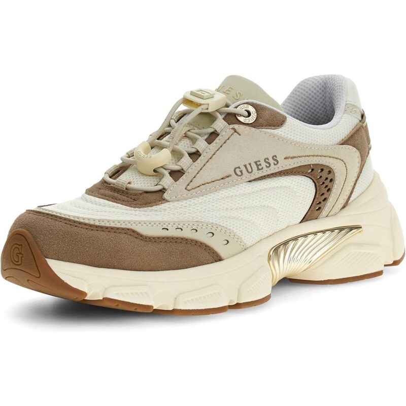 GUESS Nízke tenisky IMERI tmelová / hnedá / šedobiela 67237270