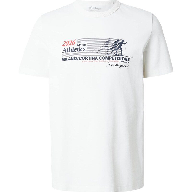 s.Oliver Tričko čierna / biela 67237296