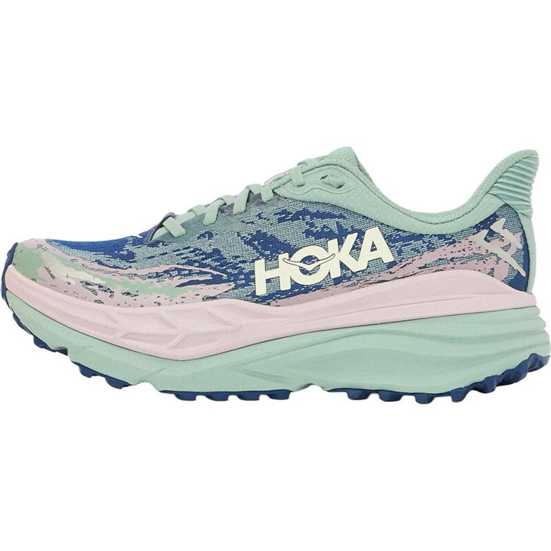 HOKA Bežecká obuv STINSON 7 modrá / pastelovo zelená / pastelovo 67237329