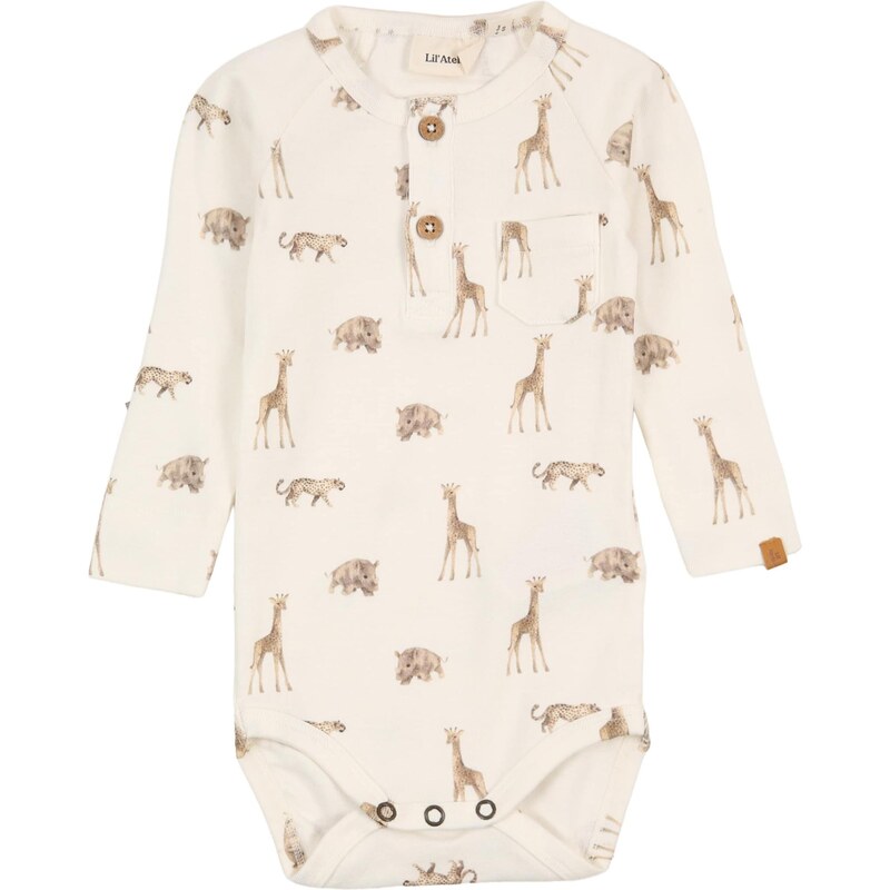 LilAtelier Body NBMGAYO béžová / kapučíno / biela 67252954