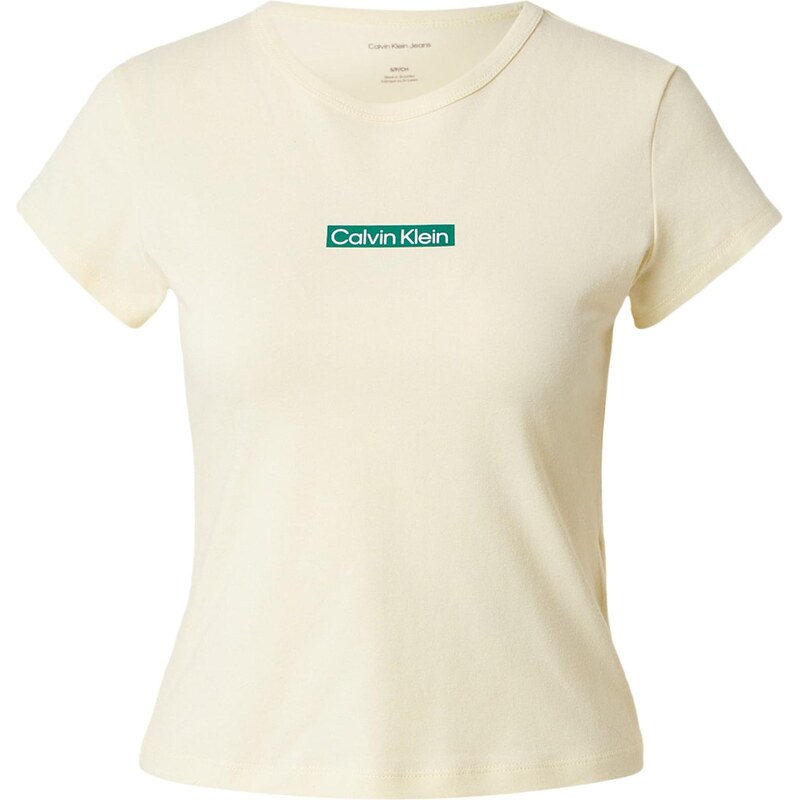 Calvin Klein Jeans Tričko biela ako vlna 67237543