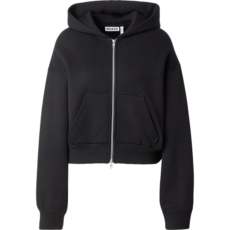WEEKDAY Tepláková bunda Danni čierna 67237562