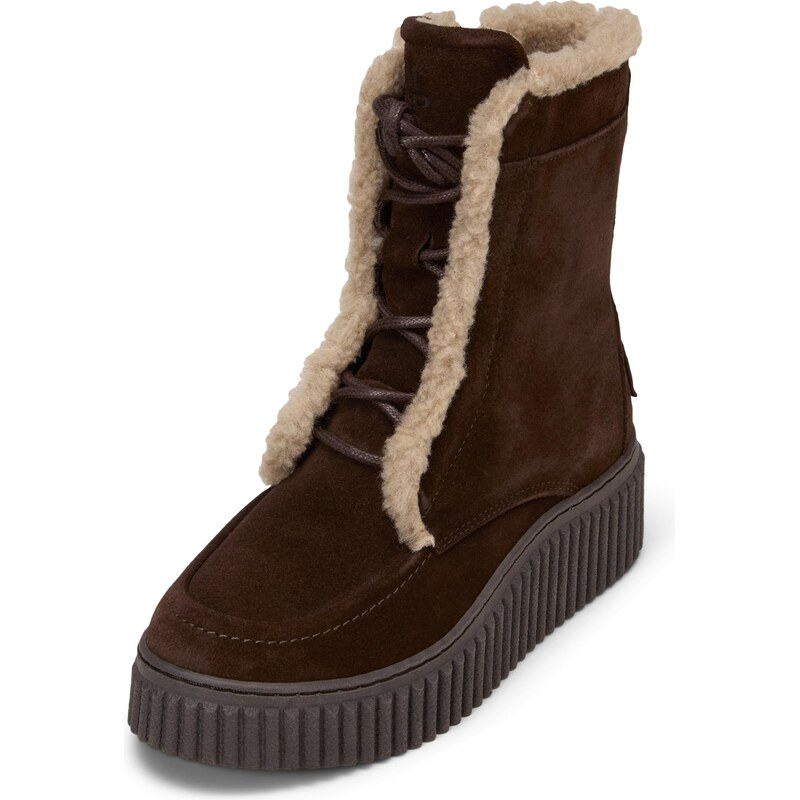 Marc OPolo Šnurovacie čižmy Bianca béžová / čokoládová 67237293