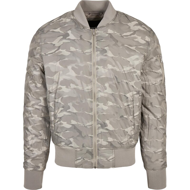 Urban Classics Tonal Camo Bomber Jacket Stone 67241540