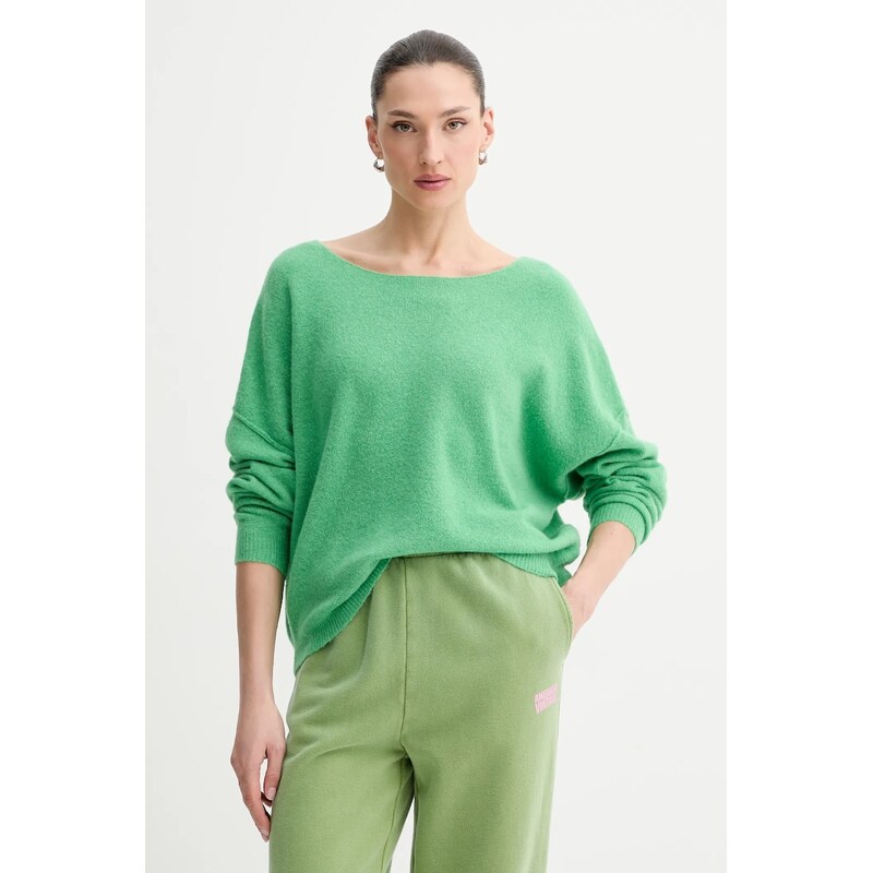 Sveter s prímesou vlny American Vintage PULL ML COL BATEAU 67118941