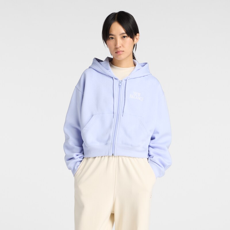 Dámska mikina New Balance WJ61W2EEDYK – fialové 67242697