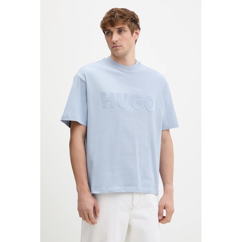 Bavlnené tričko HUGO Dinkee 66816989
