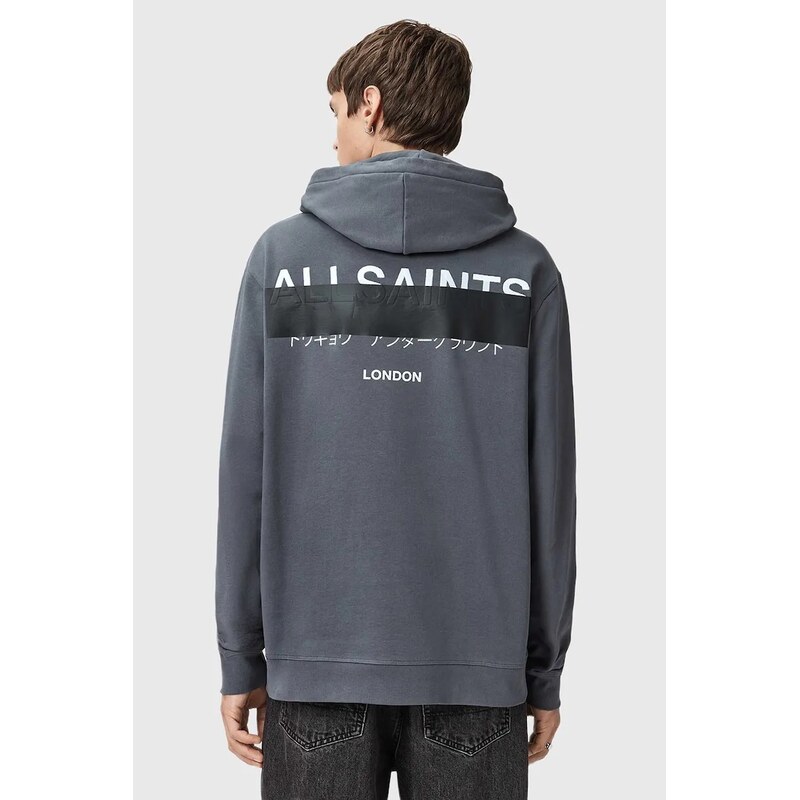 Bavlnená mikina AllSaints REDACT 66695707