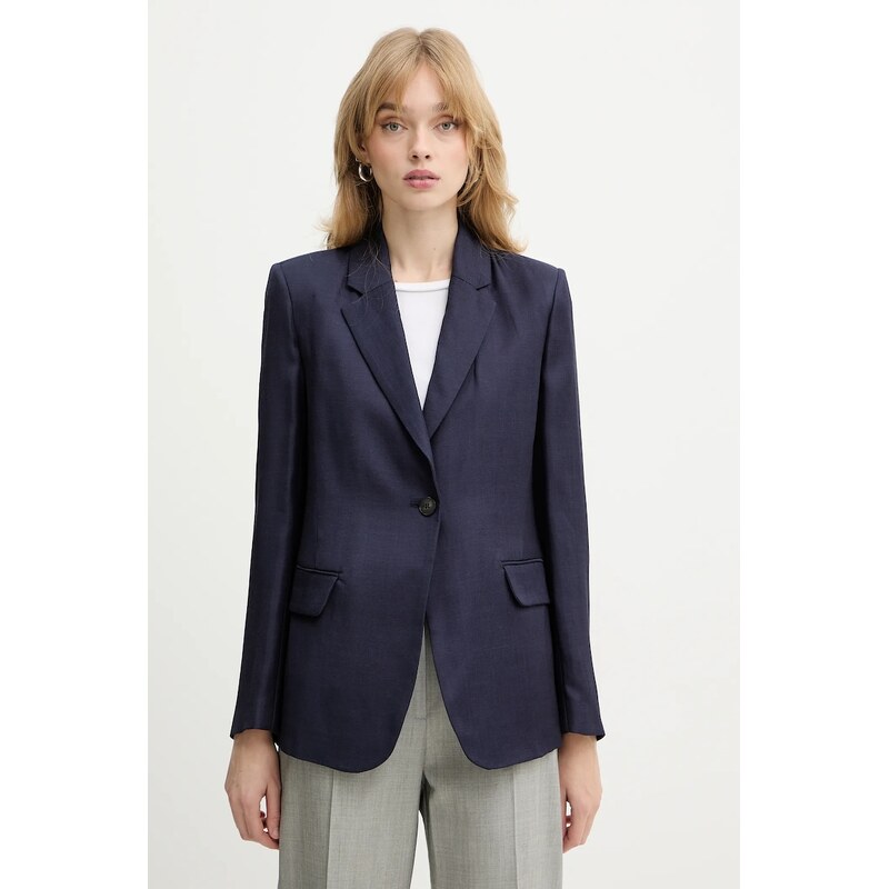 Bunda zo zmesi ľanu Marella Emme by Marella 67096281