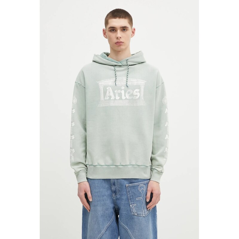 Bavlnená mikina Aries Aged Ancient Column Hoodie 67168096