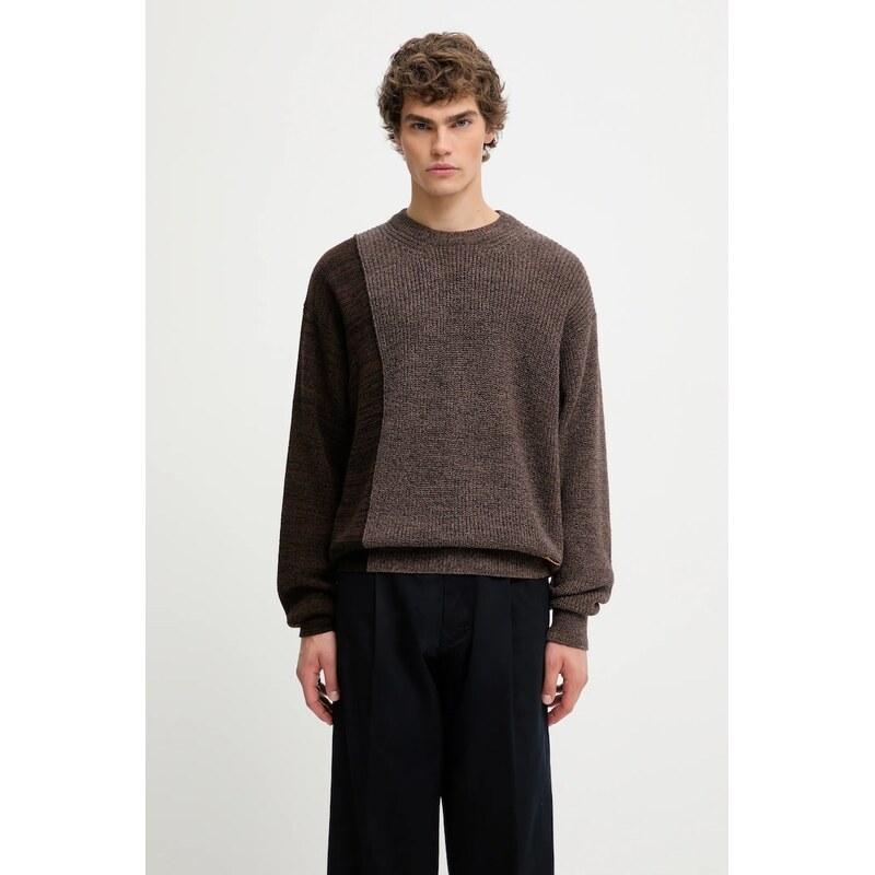 Sveter s prímesou vlny Aries Fisherman 67168129