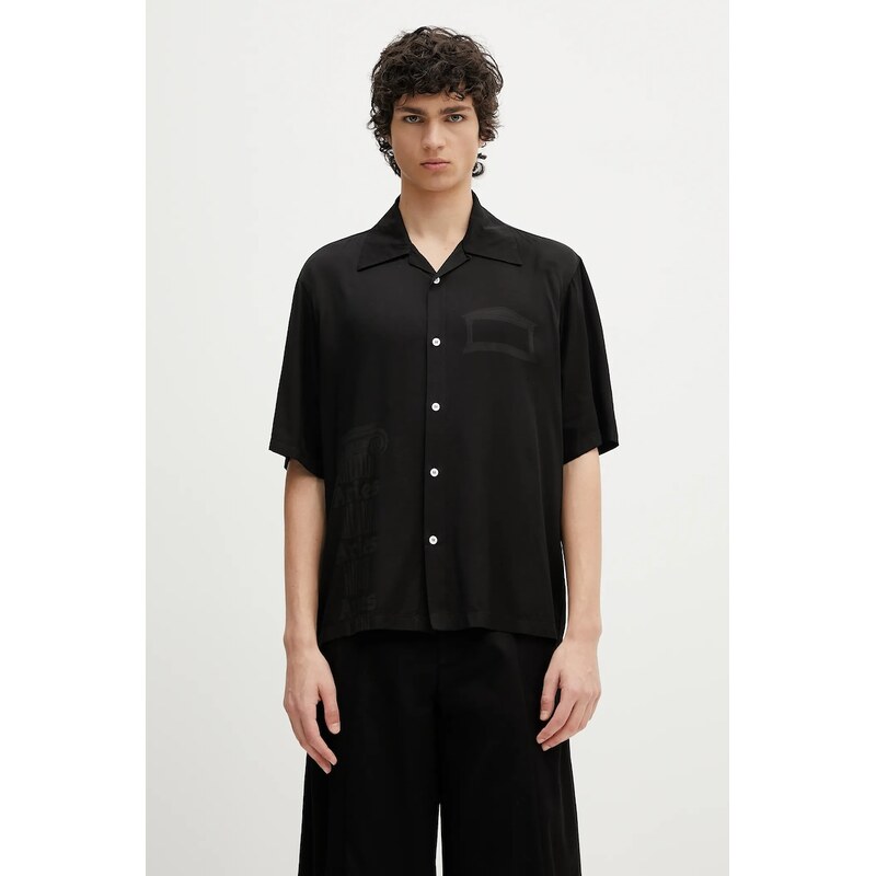 Košeľa Aries Ancient Column Satin Viscose Hawaiian Shirt 67168118