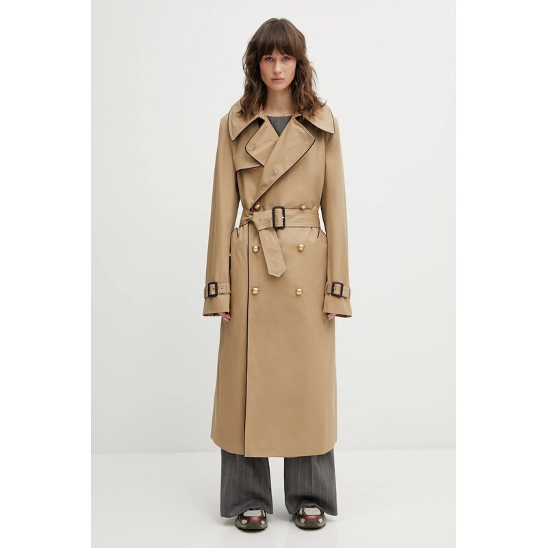 Bavlnený kabát Wales Bonner Gates Crombie Coat 67244863