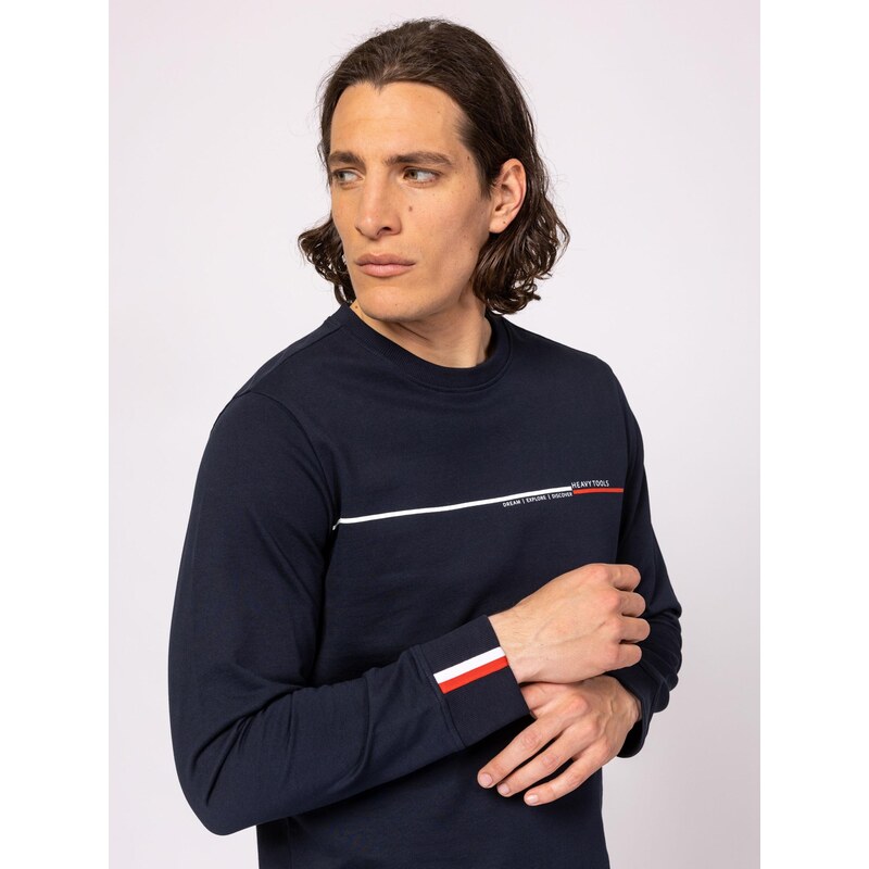 Heavytools Pánske Bavlnené mikiny DALMORE 67329194