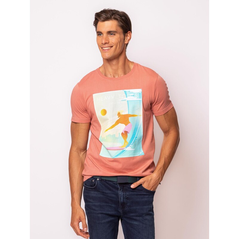 Heavytools Pánske Tričká s krátkym rukávom MADRAS 67194512